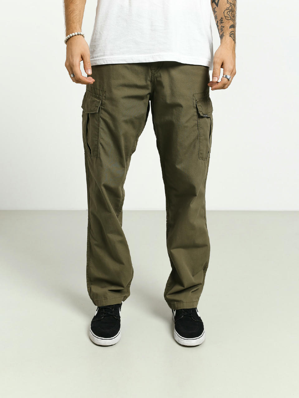 Volcom Miter II Cargo Pants - green (army green combo)