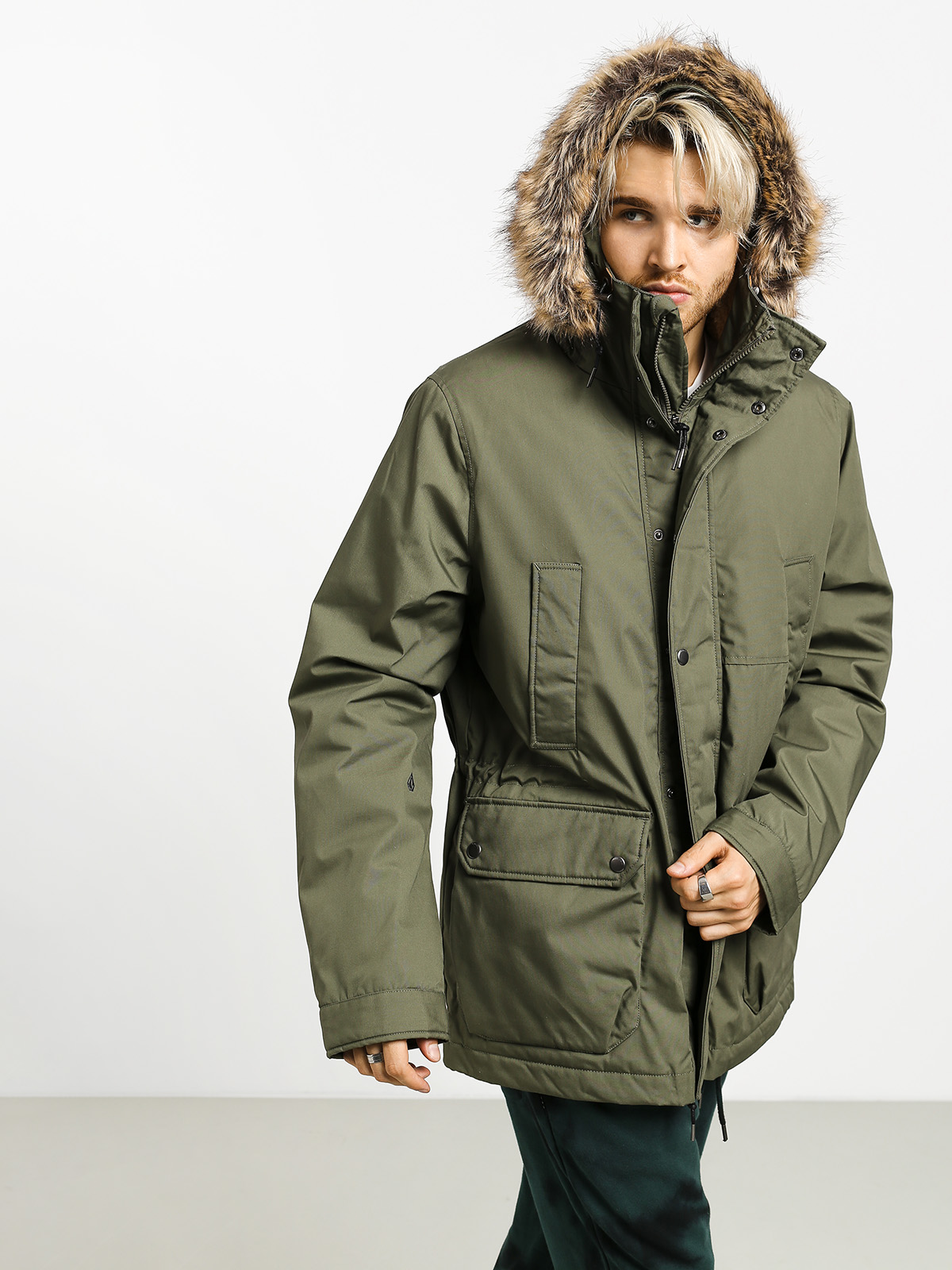 Volcom Lidward 5K Jacket (army green combo)