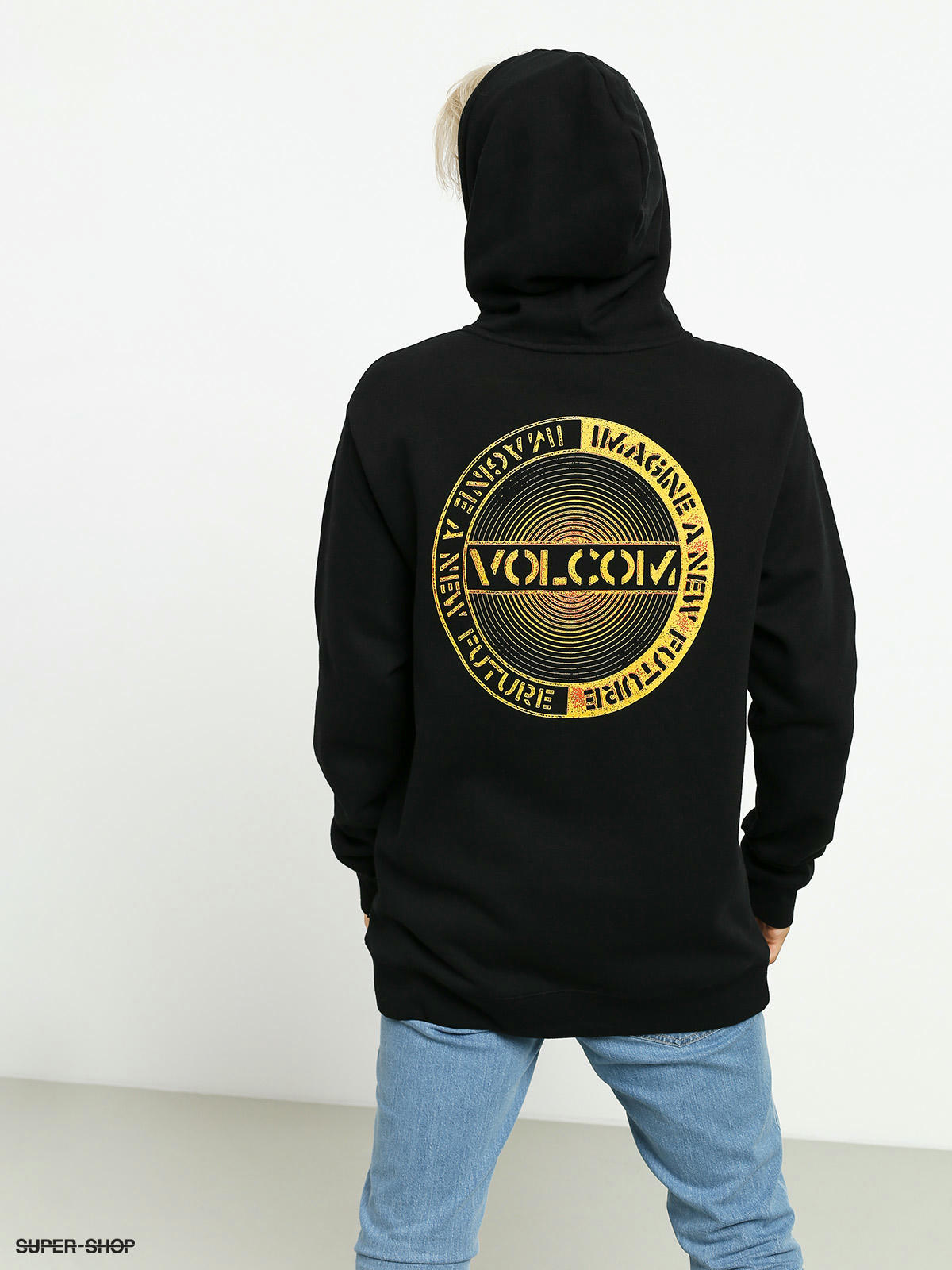 volcom black hoodie