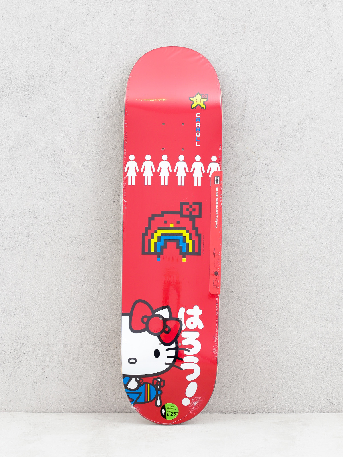 Girl Skateboard Carroll Hello Kitty Deck (red)