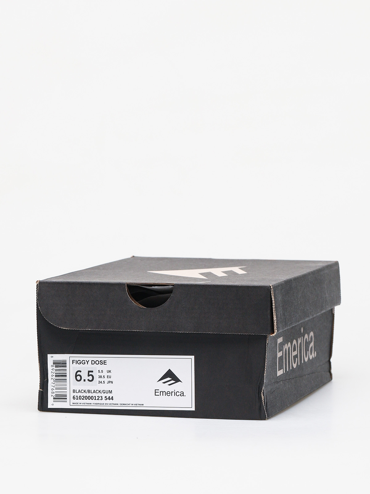 Emerica Figgy Dose Schuhe (black/black/gum)
