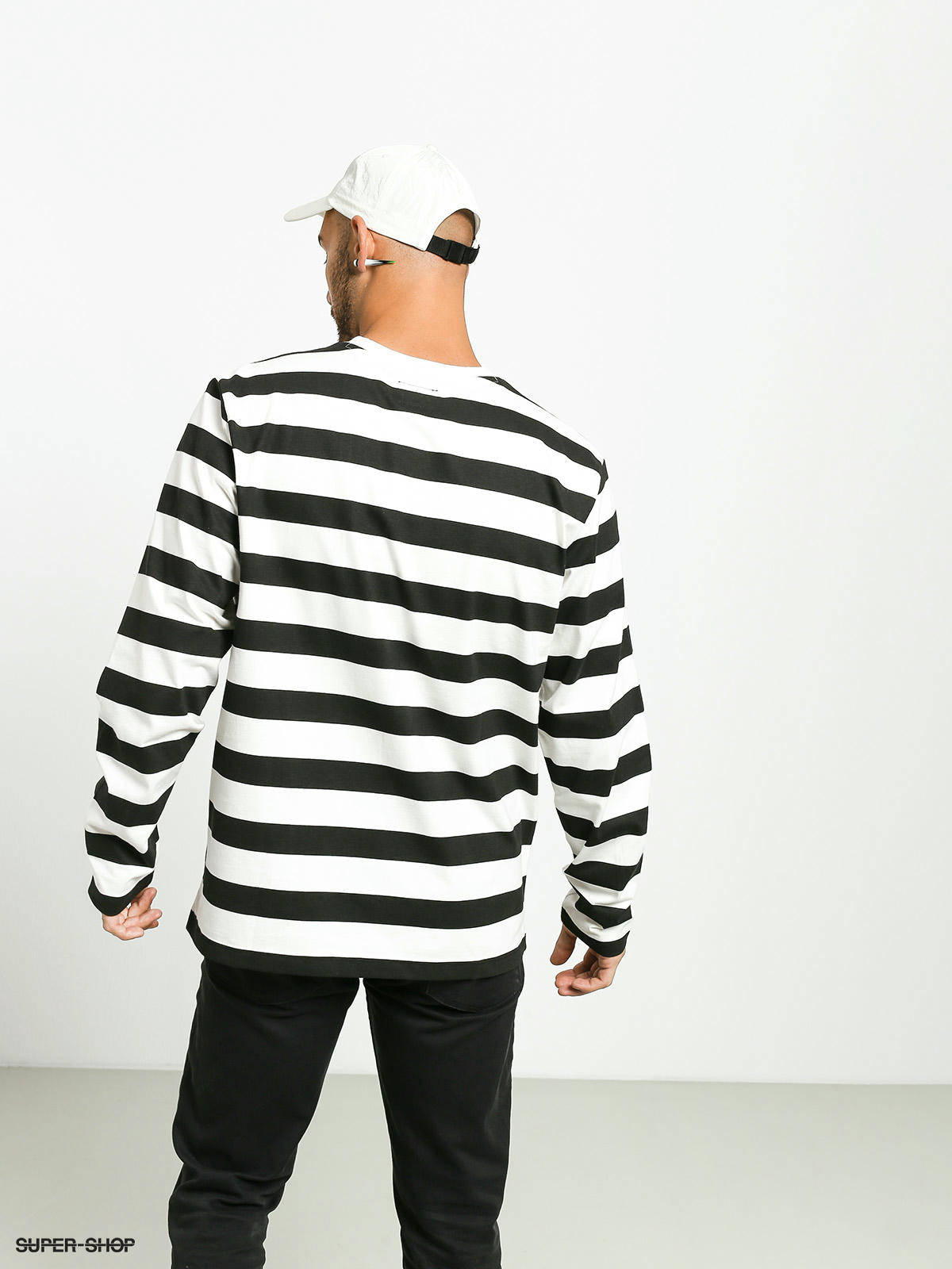 stussy striped long sleeve