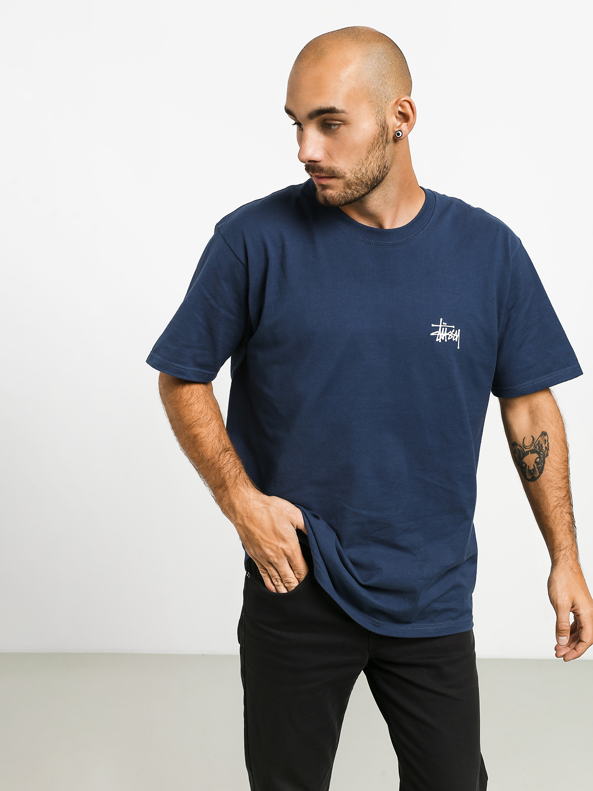 Stussy Basic T-shirt (navy)