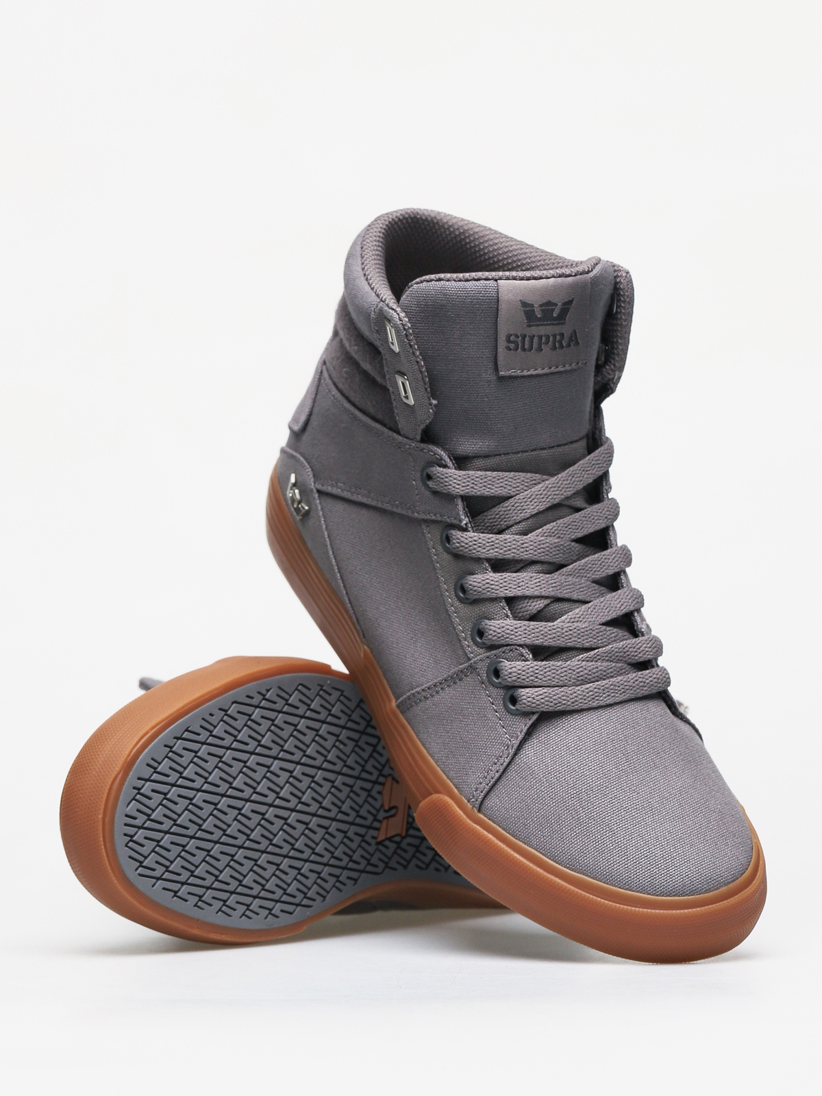 Supra Aluminum Shoes grey (charcoal gum)