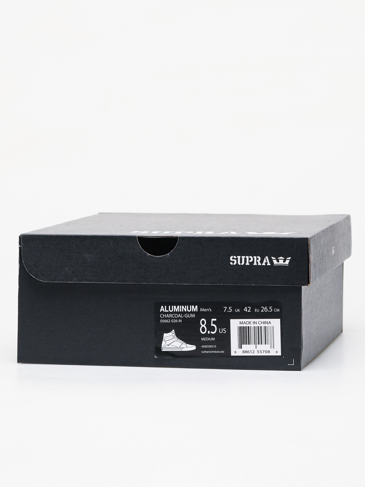Supra Aluminum Schuhe (charcoal gum)