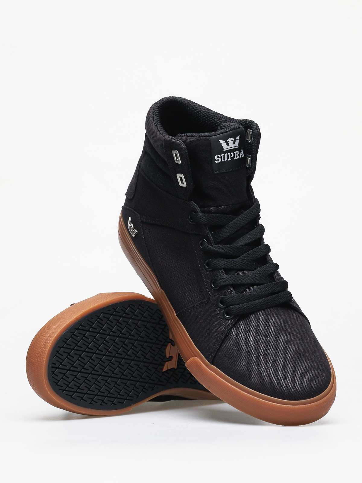Supra Aluminum Shoes black (black gum)