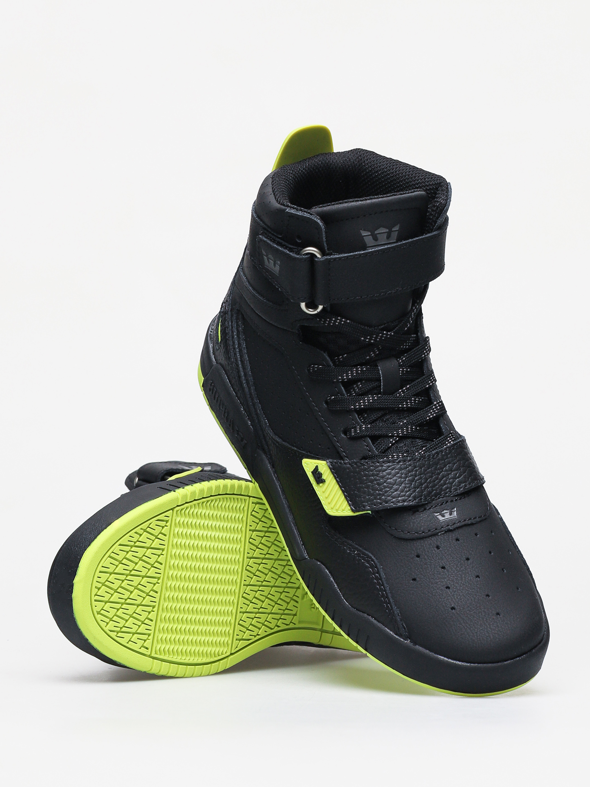 Supra Breaker Shoes (black/lime black)