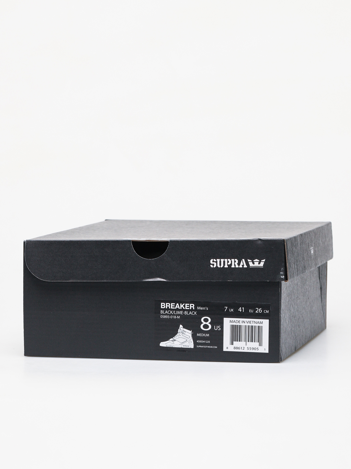 Supra Breaker Shoes (black/lime black)