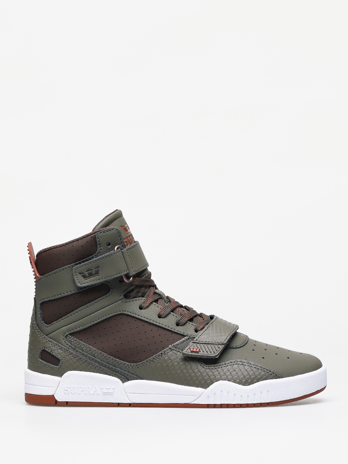 Supra Breaker Shoes (olive/demitasse white)