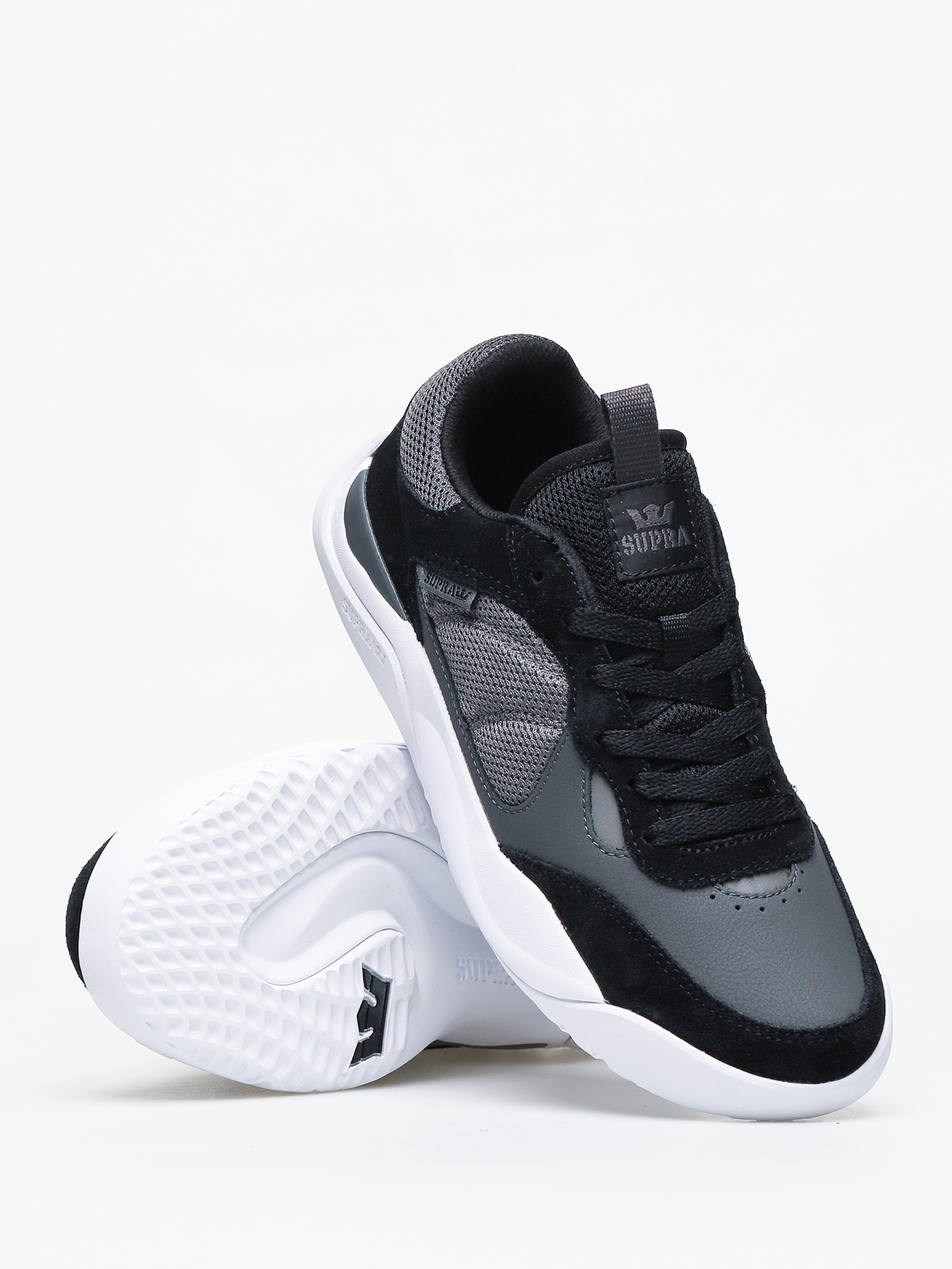 Supra Pecos Shoes (black/dk grey white)