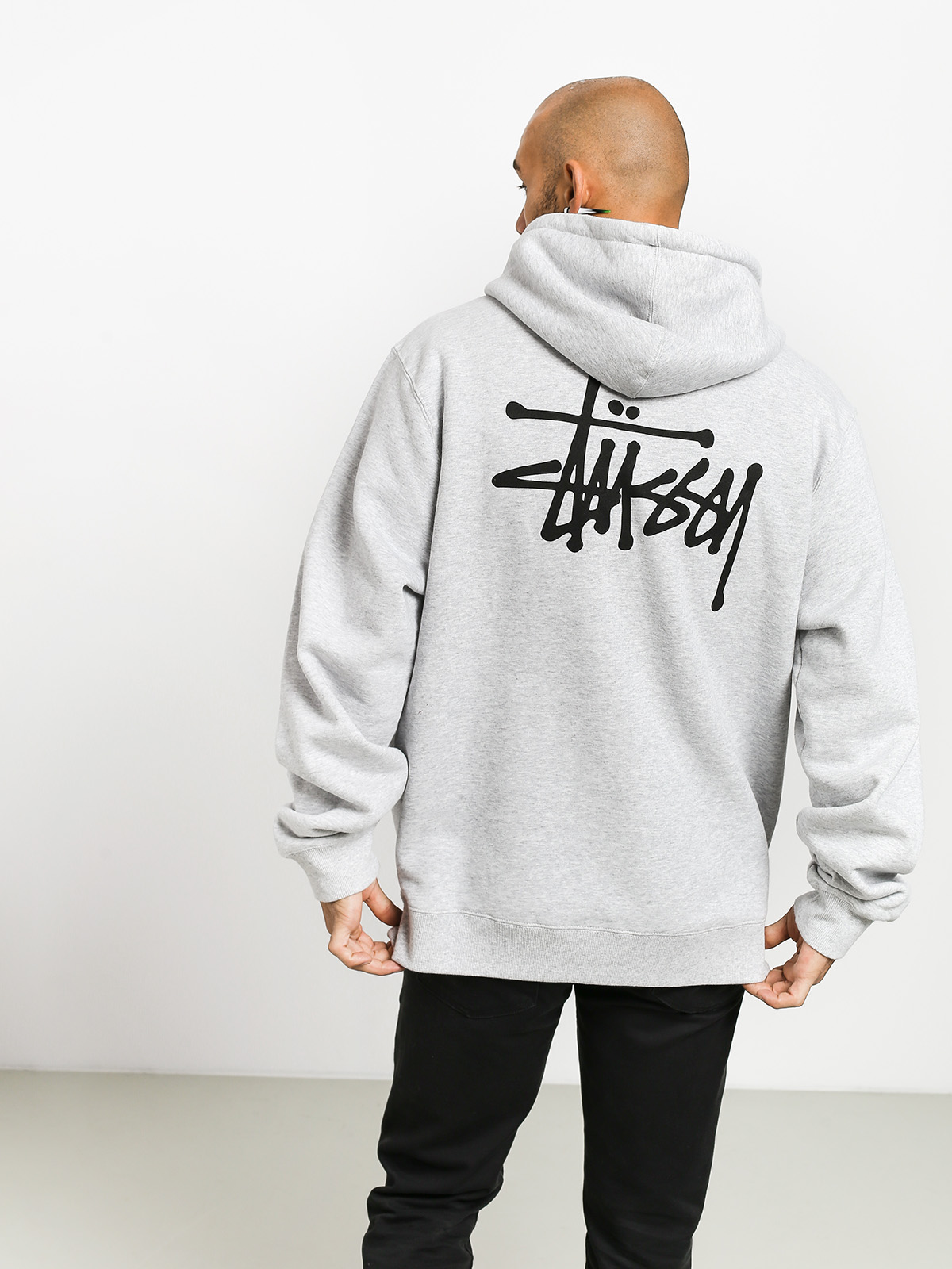 Stussy Basic ZHD Hoodie - grey (ash heather)