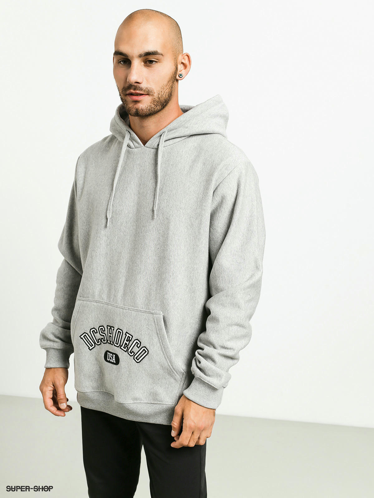 dc grey hoodie