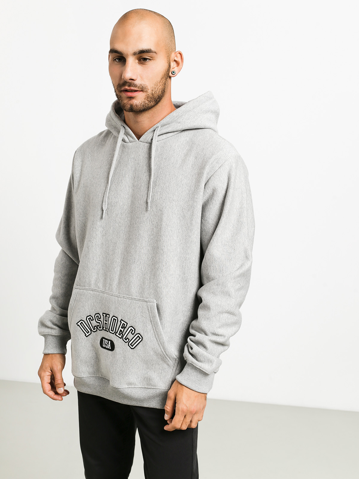 dc grey hoodie