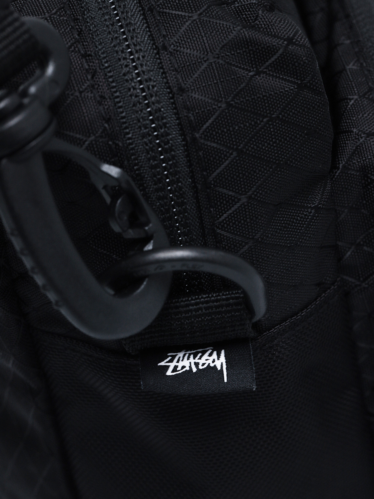 Stussy Diamond Ripstop Bag (black)
