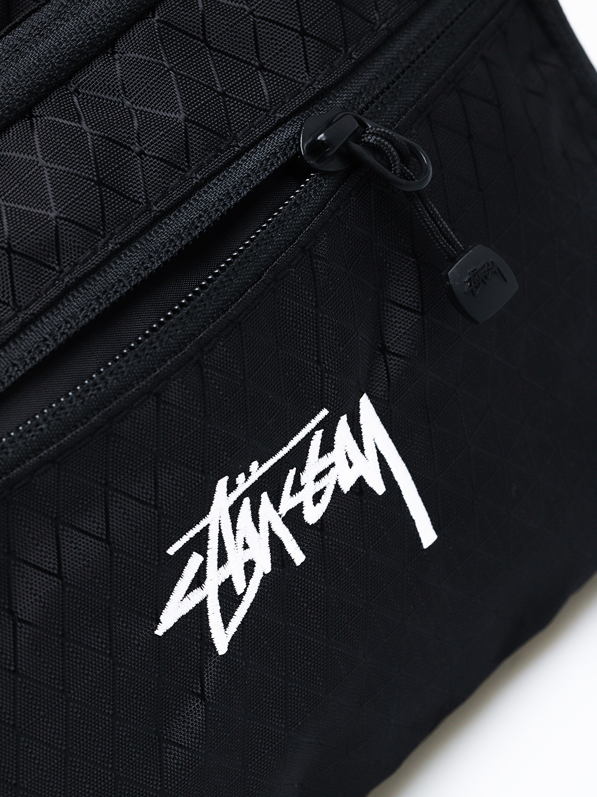 Stussy Diamond Ripstop Bag (black)