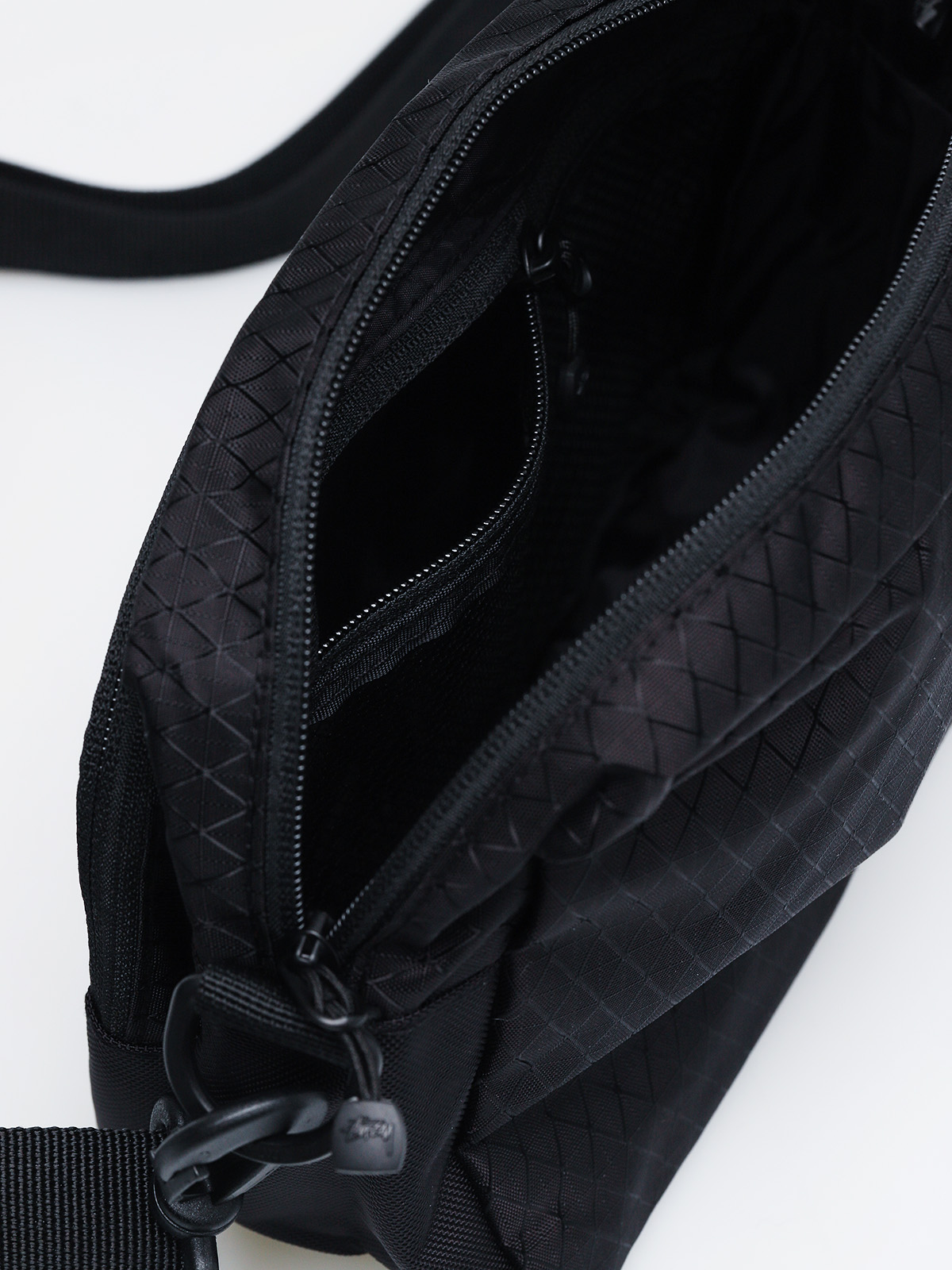 Stussy Diamond Ripstop Bag (black)