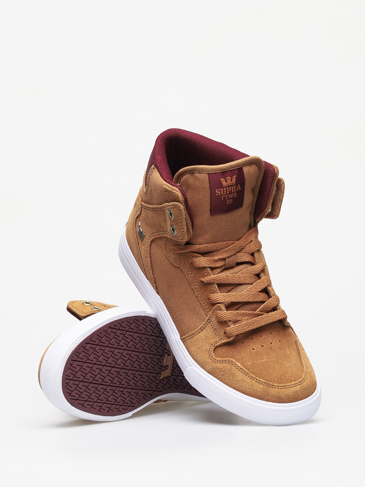 Supra Vaider Schuhe (tan/wine white)
