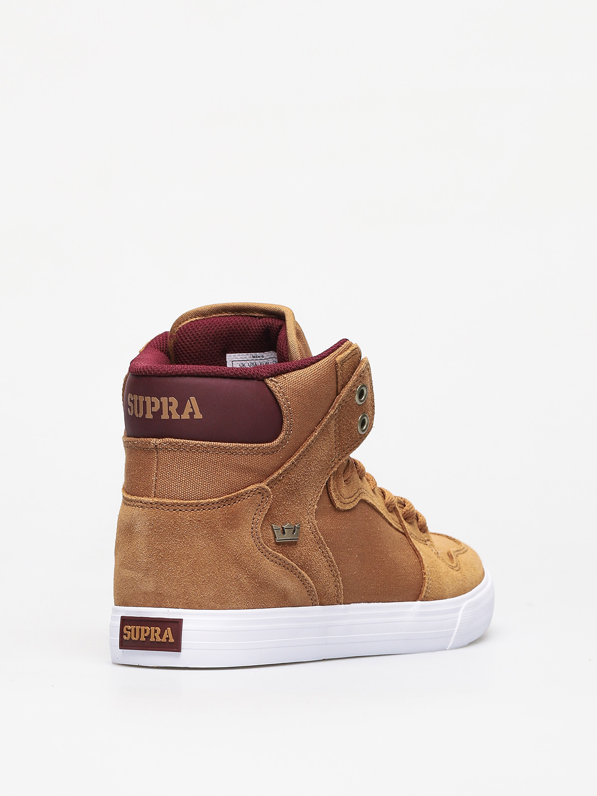 Supra Vaider Schuhe (tan/wine white)