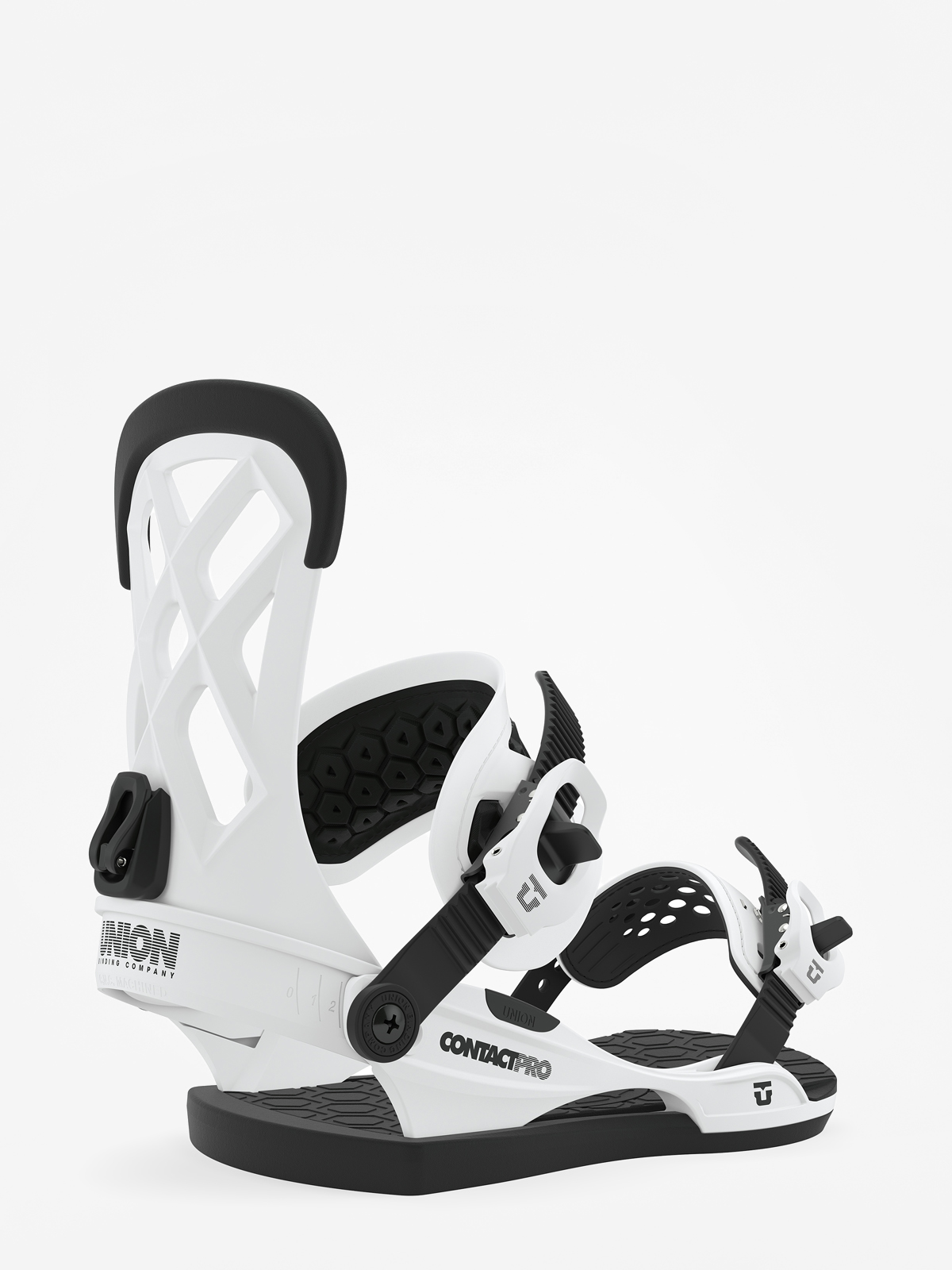 Union Contact Pro Snowboard bindings - white (white)