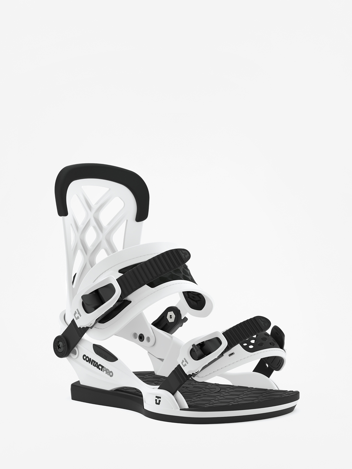 Union Contact Pro Snowboard bindings - white (white)