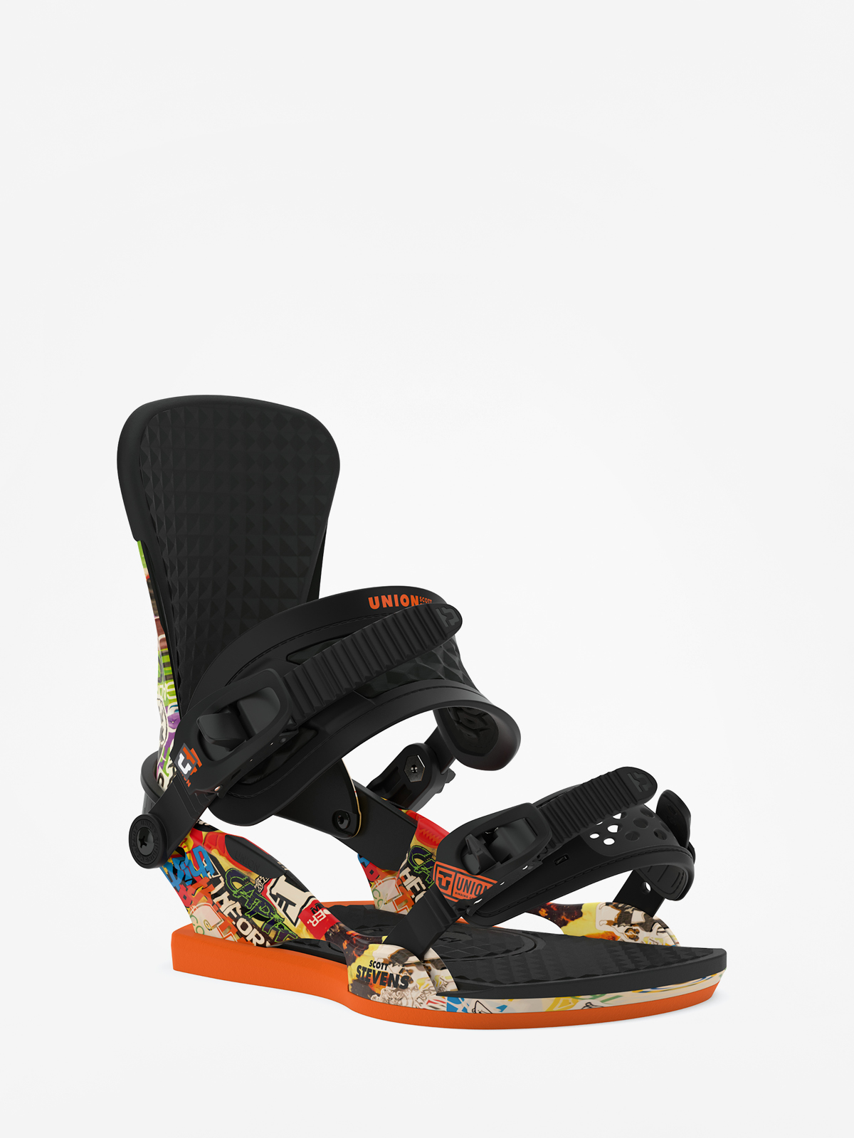 Union Scott Stevens Snowboard bindings - orange (topsheet)