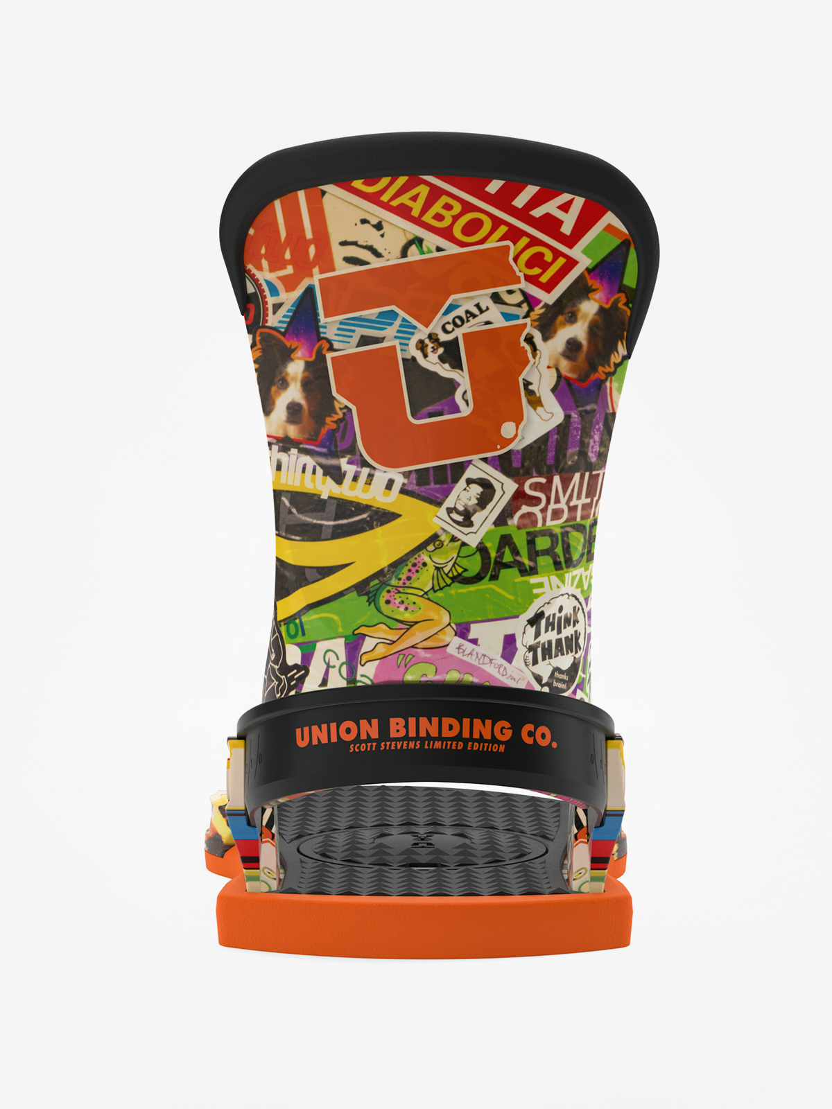 Union Scott Stevens Snowboard bindings - orange (topsheet)