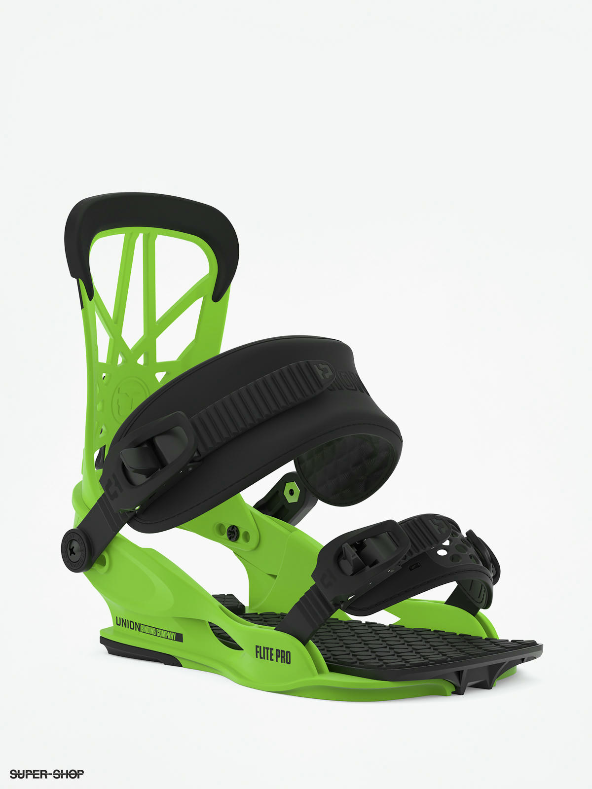 Union Flite Pro Snowboard Bindings Acid Green