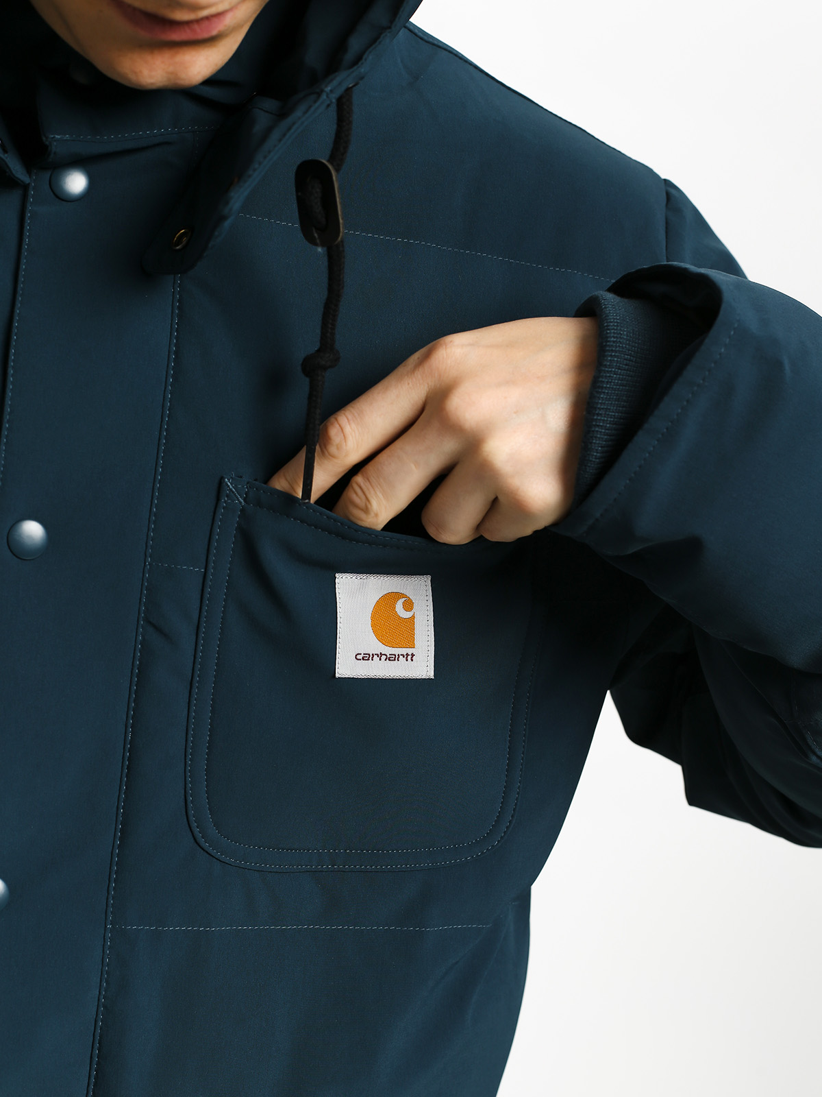 Carhartt WIP Alpine Coat Jacket (duck blue/black)