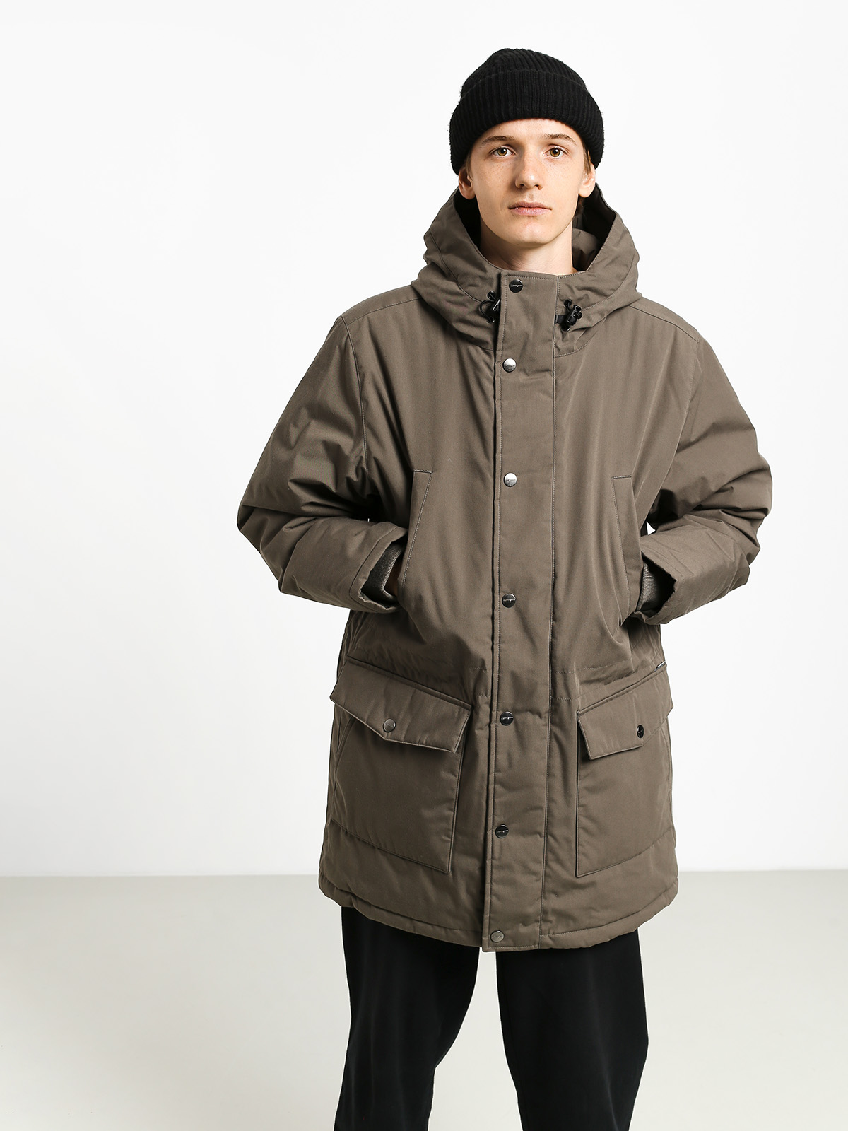 Carhartt WIP Tropper Parka Jacket - brown (moor)