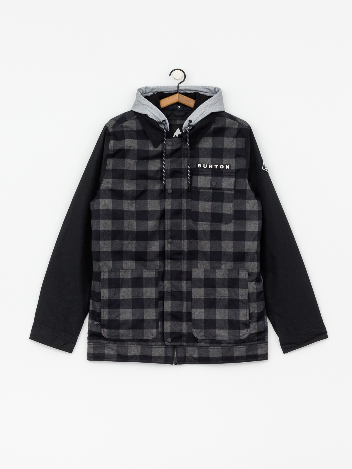 Burton Dunmore Snowboard jacket - black (true black htr buff)