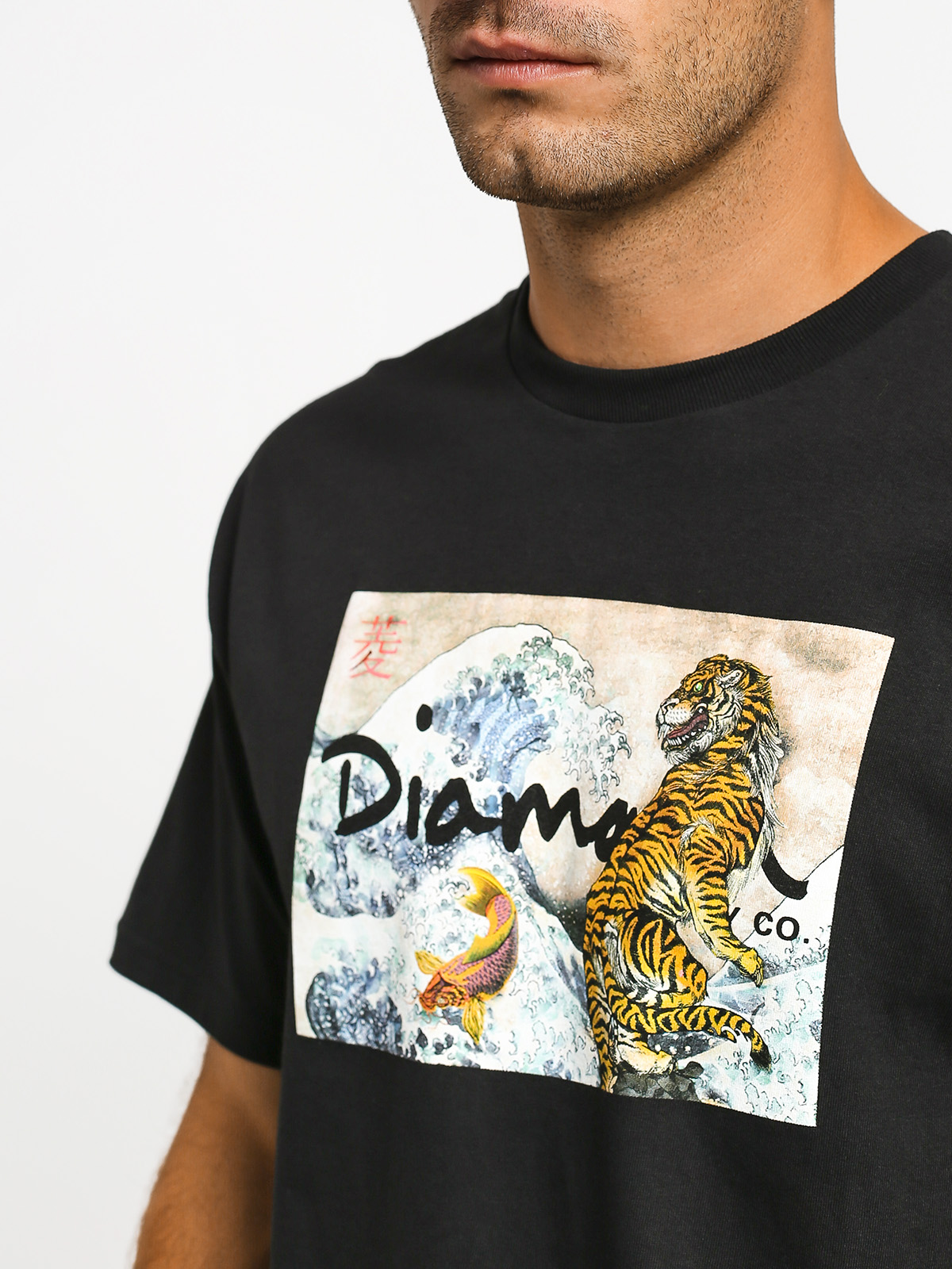 Diamond Supply Co. Tiger Wave T-shirt (black)