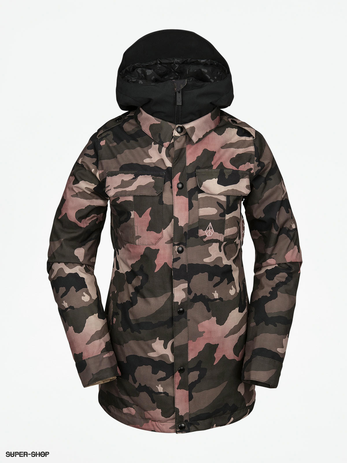 volcom camouflage ski & snowboard jackets