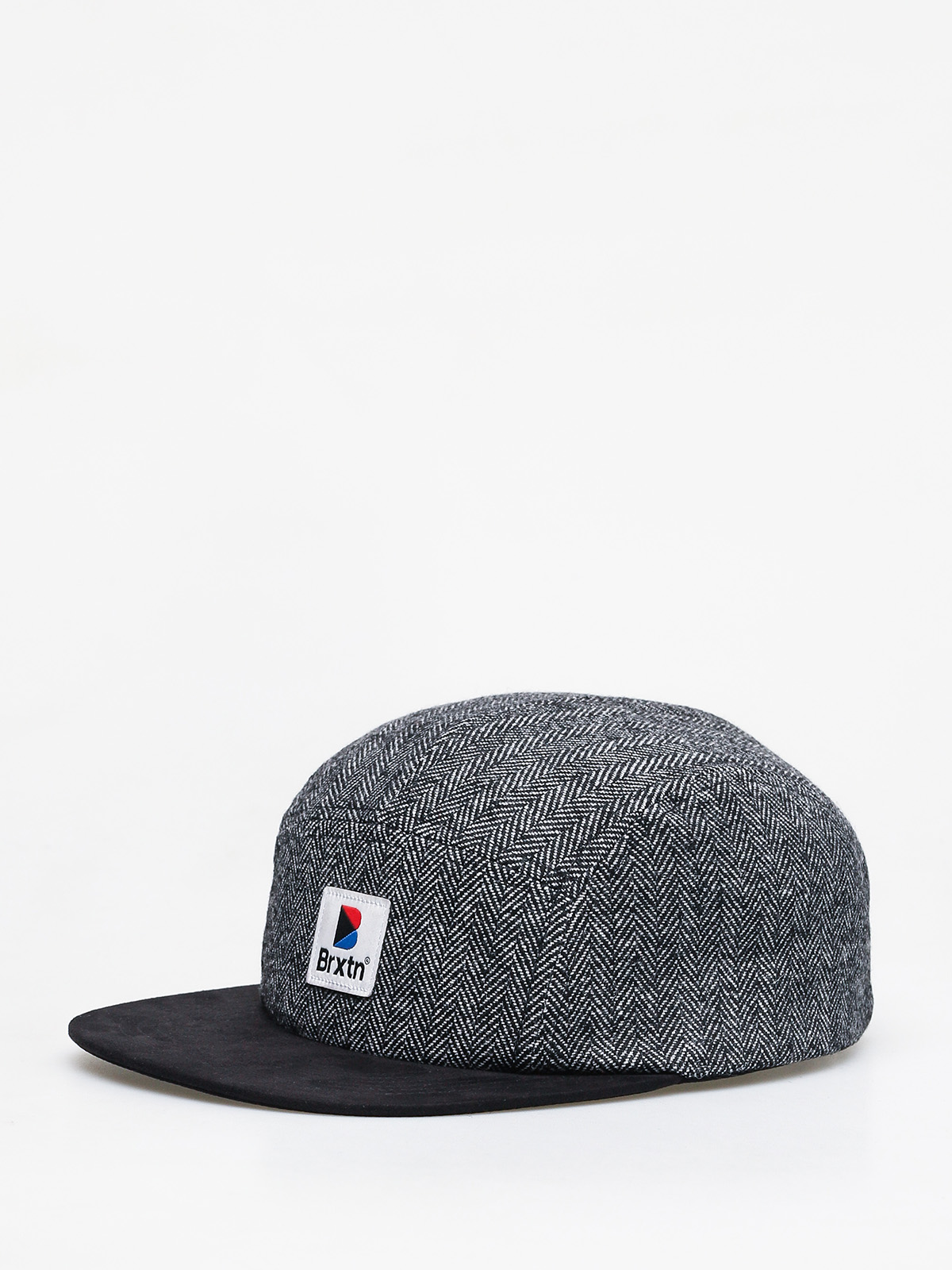 Brixton Stowell 5 Panel ZD Cap (black/grey)
