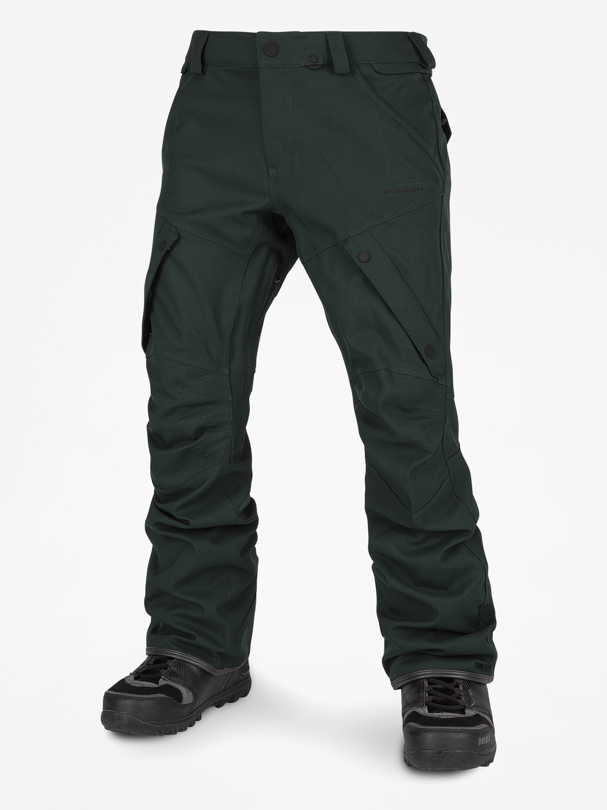 Mens Volcom Articulated Snowboard pants (dkg)