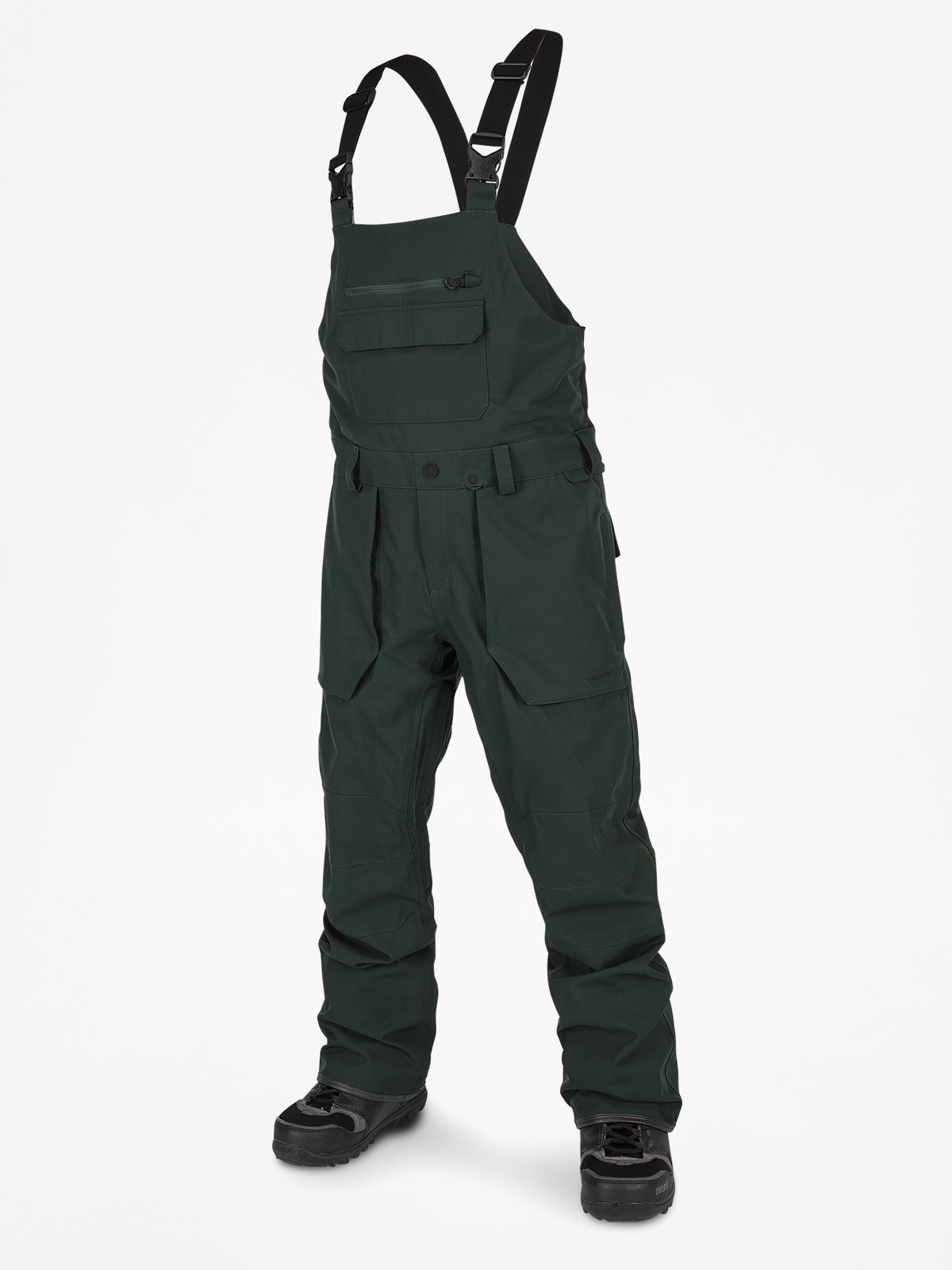 Mens Volcom Roan Bib Overall Snowboard pants (dkg)