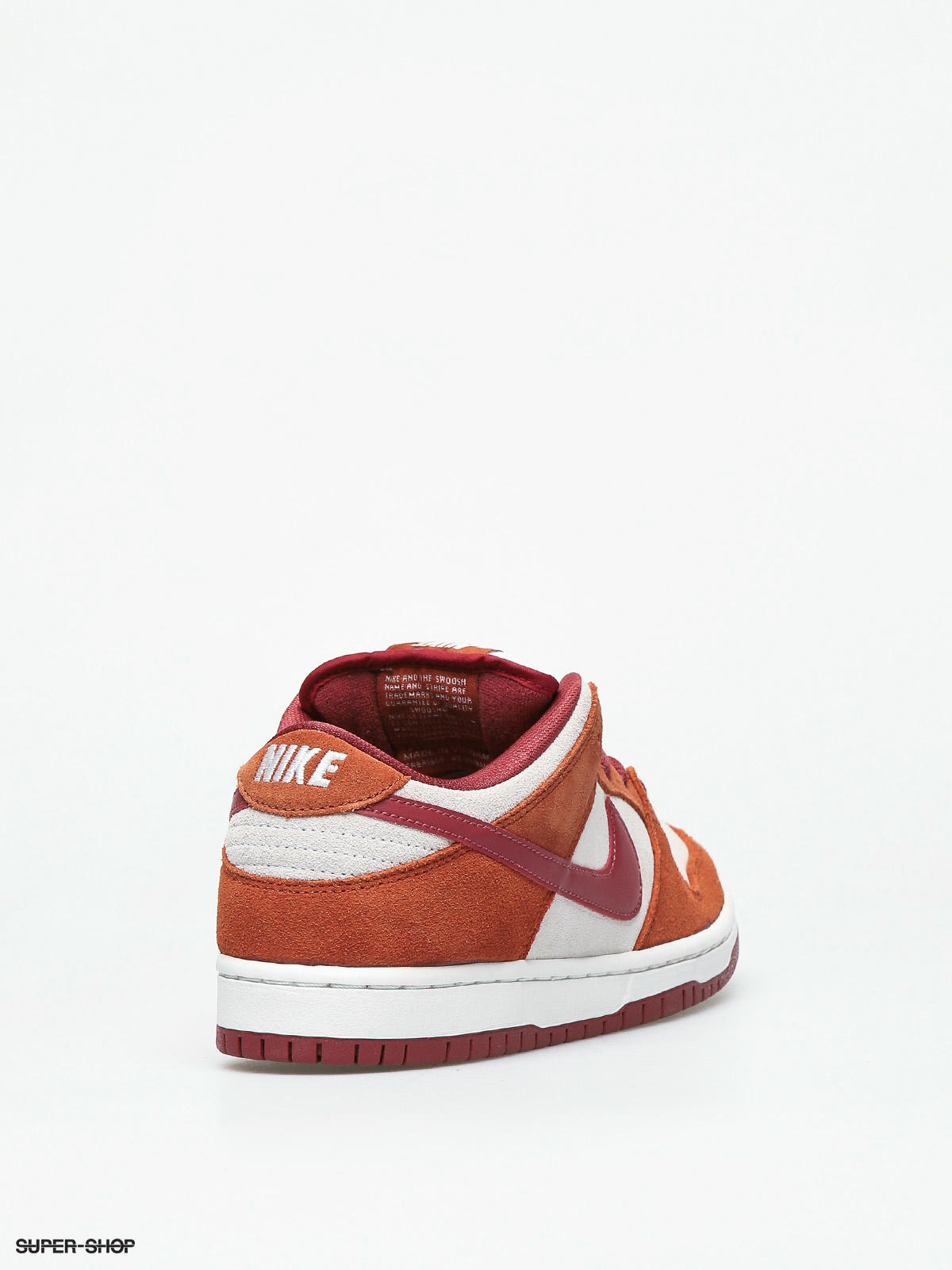 Nike SB Dunk Low Pro Shoes (dark russet/cedar summit white)