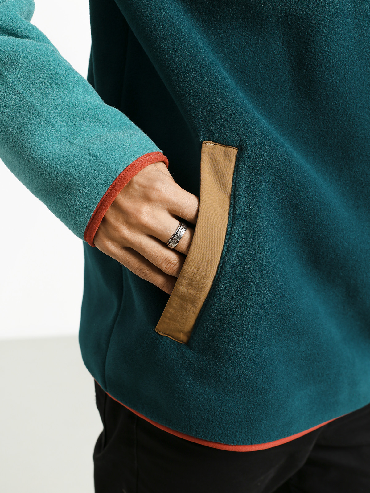 Mens Burton Hearth Flc Plvr Fleece (dpteal/gbslat)