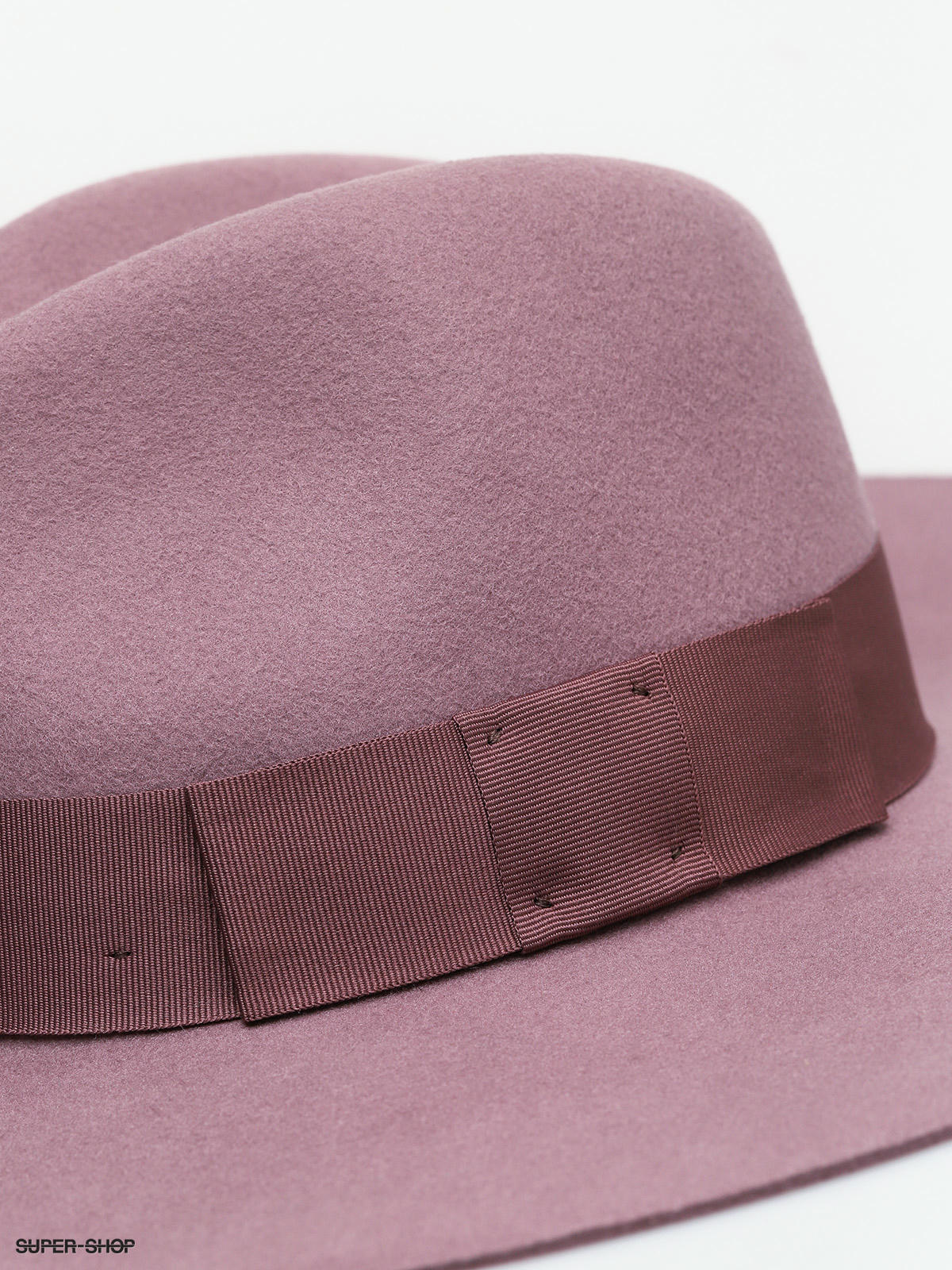 pink brixton hat