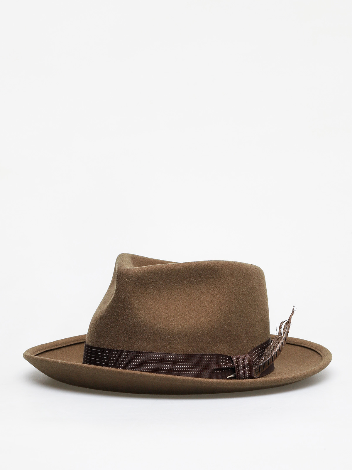Brixton Swindle II Fedora Hat (olive)