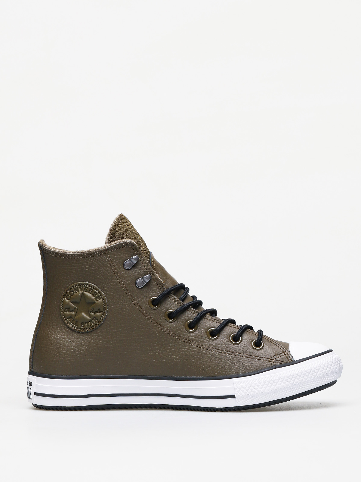 Converse Chuck Taylor All Star Hi Winter Leather Chucks green - Main Image