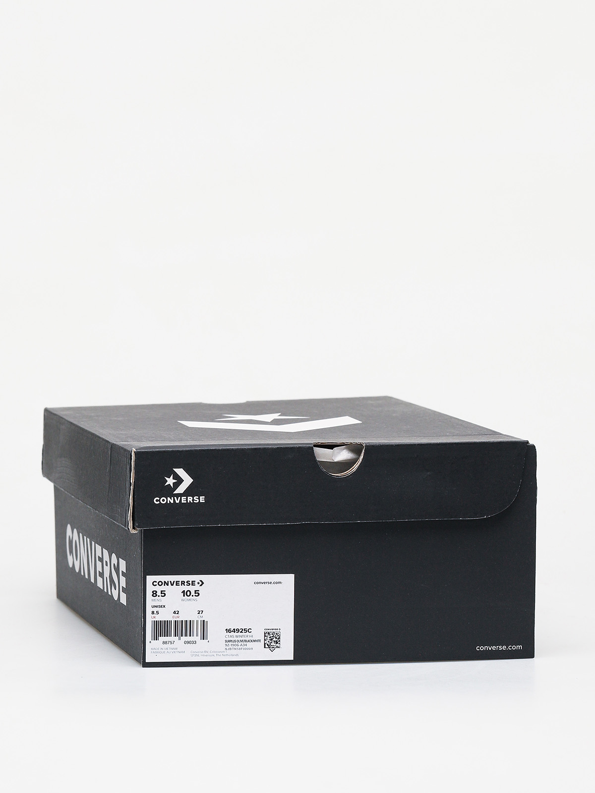 Converse Chuck Taylor All Star Hi Winter Leather Chucks Surplus Olive Black White Converse Chuck Taylor All Star Hi