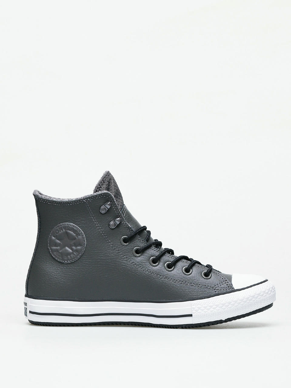 Converse Chuck Taylor All Star Hi Winter Leather (carbon grey /black/white)