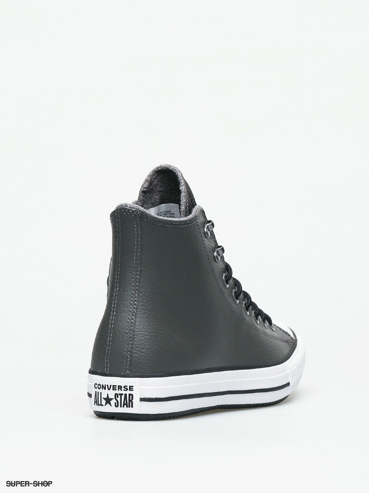 converse all star all black leather