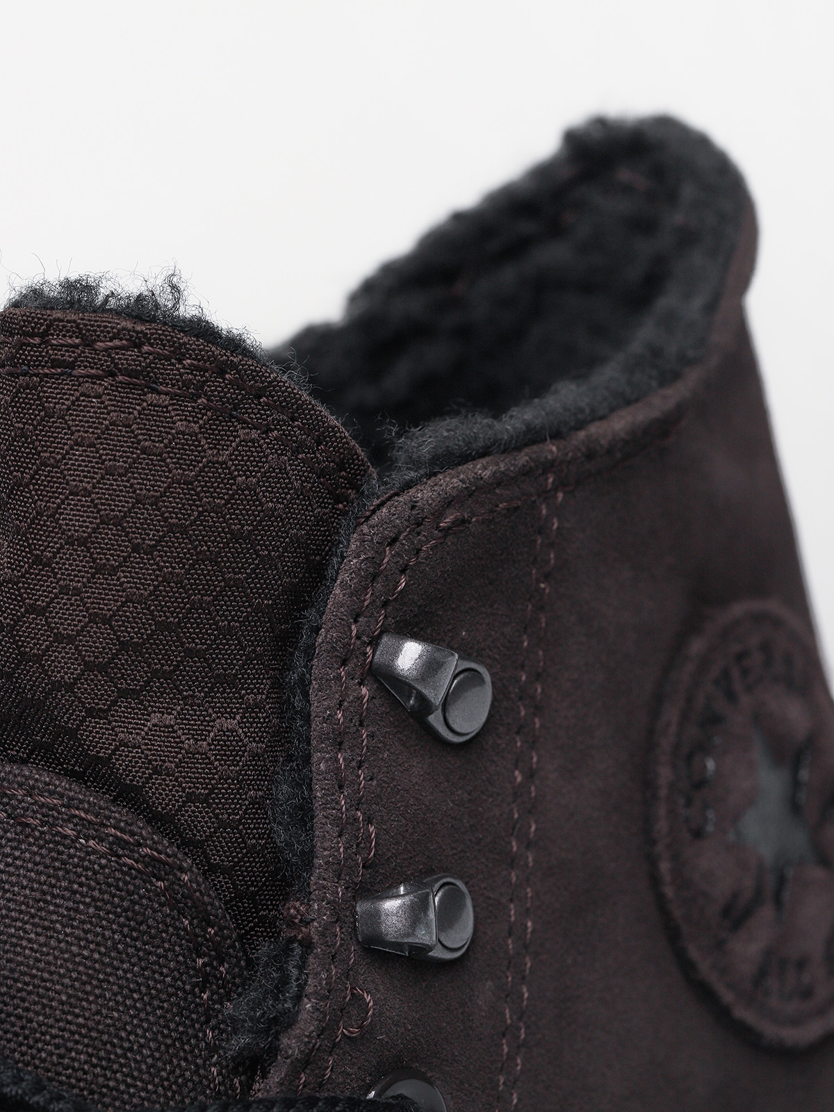 Converse Chuck Taylor All Star Hi Winter Leather Gore Tex Chucks (velvet brown/white/black)
