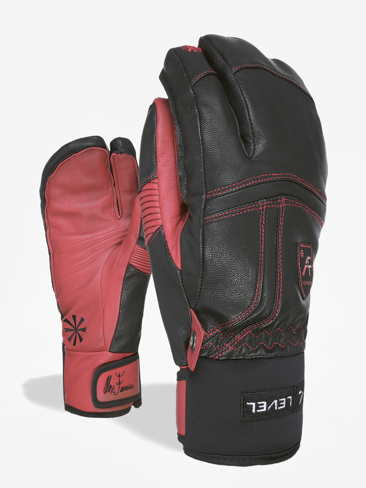 Level Off Piste Leath Tr Pm Alex Ferreira Gloves (red)