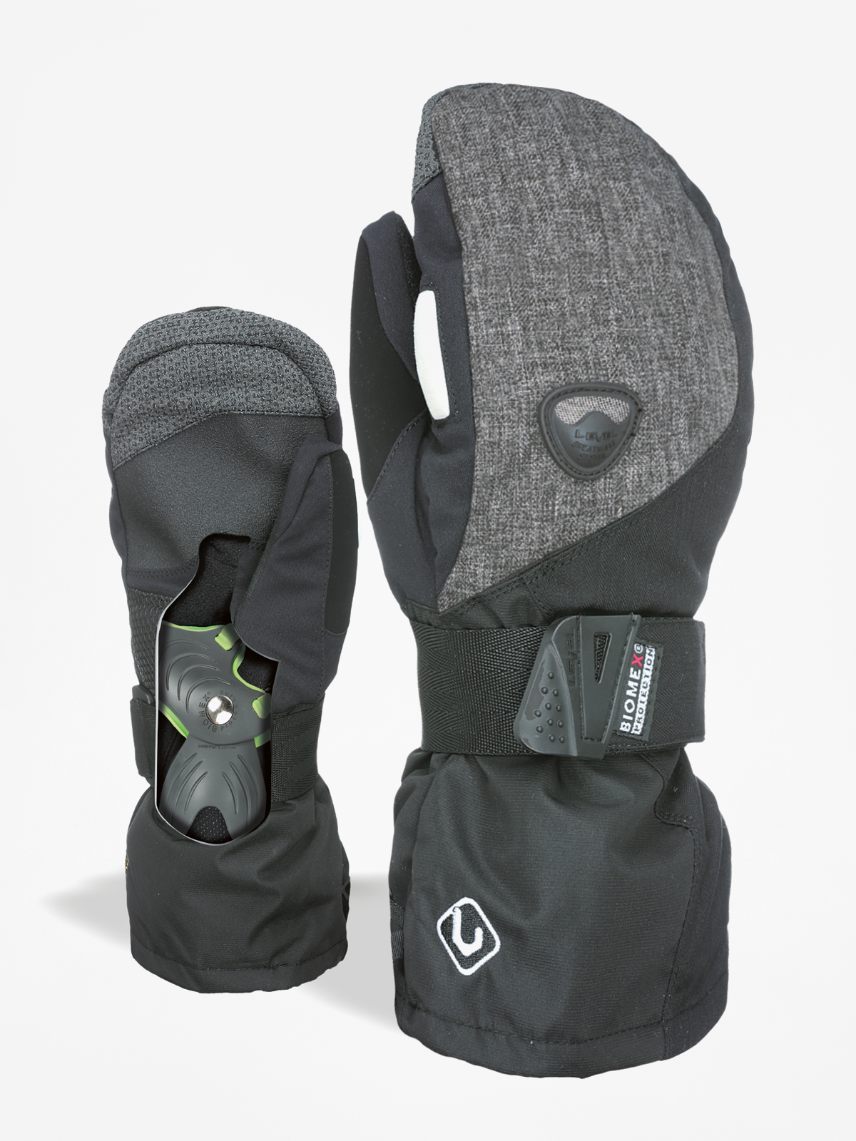 Level Fly Mitt Handschuhe (ninja black)
