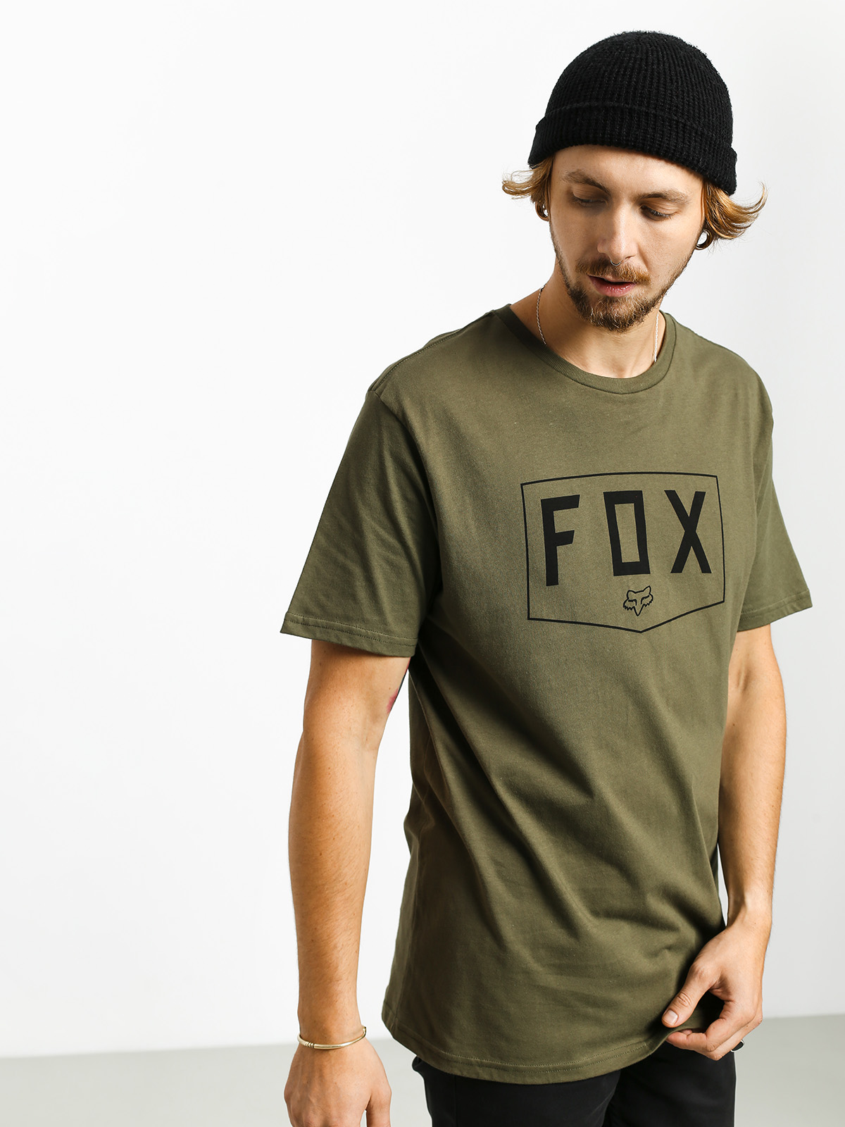 Fox Shield T-shirt (olv grn)