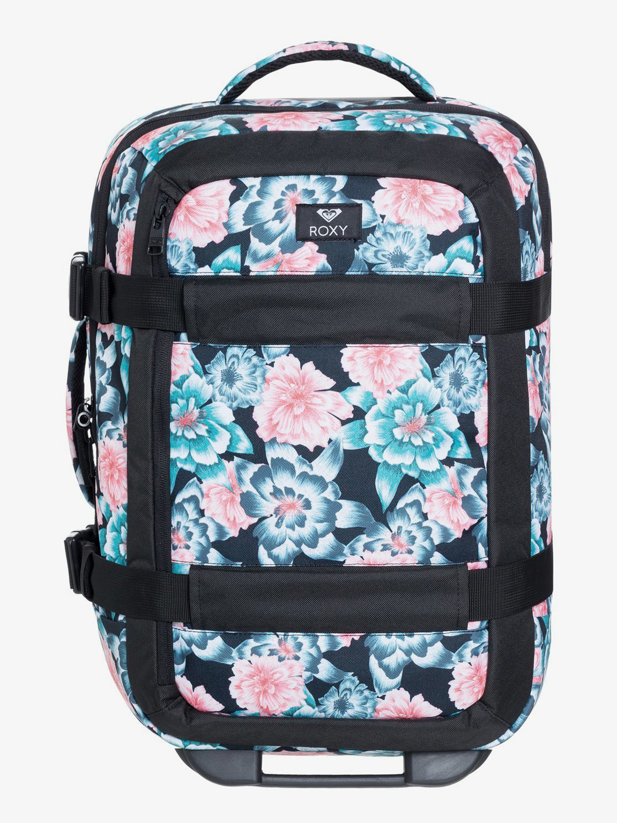 Roxy Wheelie Suitcase Wmn (anthracite crystal flower)