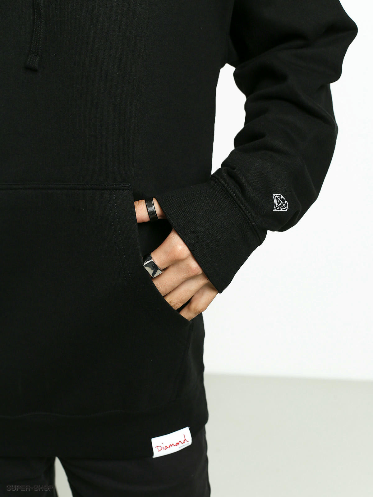 Diamond Supply Co Colour Box Logo Hoodie Black : : Clothing, Shoes  & Accessories