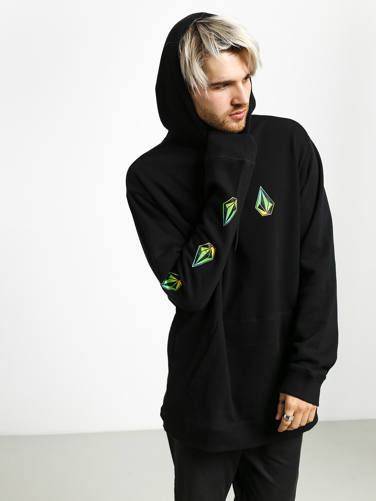 Volcom Deadly Stones HD Hoodie black black